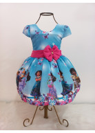 VESTIDO ENCANTO MIRABEL COM MANGA TAM. PP